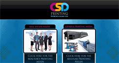 Desktop Screenshot of csdprinting.com